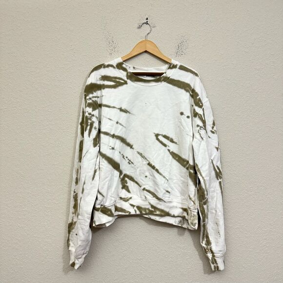 Good American Tops - GOOD AMERICAN Boyfriend Sweatshirt Tie-Dye Pullover NWT